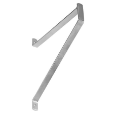 Polctartó konzol fém nagy teherbírású 250x260mm horganyzott 5856 bútor