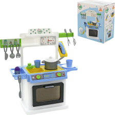 Polesie Toys kis konyha sütővel, kiegészítőkkel, műanyag játék konyhakészlet