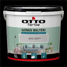 Poli-Farbe OTTO FARBE SZÍNES DISZPERZIÓS BELTÉRI FALFESTÉK 5L SZÜRKÉSBARNA OF13 fal- és homlokzatfesték