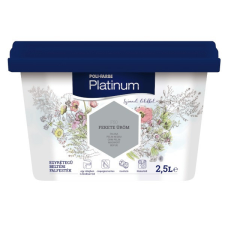 Poli-Farbe Platinum beltéri falfesték Fekete üröm F50 2,5l fal- és homlokzatfesték