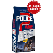 Police Adult Hypoallergenic Beef with Carrots & Rice 15+1,5kg bónusz kutyaeledel