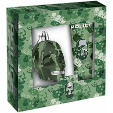 Police To Be Camouflage Ajándékszett, Eau de Toilette 40ml + All over body shampoo 100ml, férfi kozmetikai ajándékcsomag