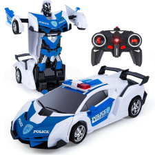  Police Transformers szuperhőssé alakuló távirányítós sportautó (BBJ) távirányítós modell