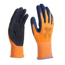  Poliészter szerelőkesztyű hablatex tenyérmártással (WASP) védőkesztyű