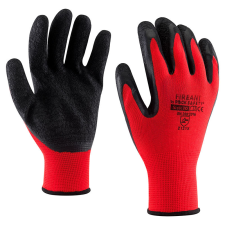 Poliészter szerelőkesztyű latex tenyérmártással (FIREANT) védőkesztyű