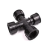 POLIEXT Hollanderes PXT kereszt 1x1x1x1" BBBB fekete, 10 db/cs, 80 db/doboz