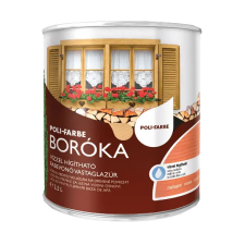 Polifarbe BORÓKA VIZES VASTAGLAZÚR 2,5L VÖRÖSFENYŐ favédőszer és lazúr