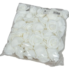  Polifoam rózsafej WH D4cm M2,5cm 50db-os csomag dekorációs kellék