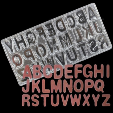  POLIKARBONÁT BONBONFORMA - BETŰK konyhai eszköz