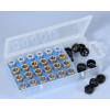 POLINI Roller Box 15x12mm 3,5-4-4,5-5g - 24 darabos készlet görgő Polini Erőátviteli alkatrészek Variátor és alkatrészei Variátor görgő