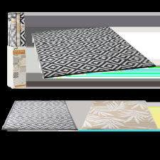  Polipropilén terasz szőnyeg, 180 x 240 cm, vegyes minták lakástextília