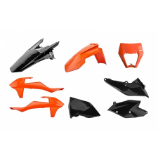 Polisport Enduro Műanyag Készlet Narancs/Fekete KTM EXC/EXC-F egyéb motorkerékpár alkatrész
