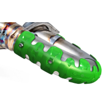  POLISPORT Hosszú Kipufogóvédő Zöld motorkerékpár kipufogó