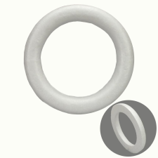  Polisztirol félkoszorú 25cm dekorációs kellék