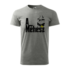 Póló A méhész mintával - Szürke XXXL méretben ajándéktárgy