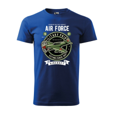 Póló Air force mintával - Kék XXL méretben ajándéktárgy