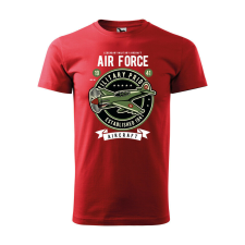 Póló Air force mintával - Piros XXL méretben ajándéktárgy