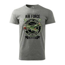 Póló Air force mintával - Szürke M méretben ajándéktárgy