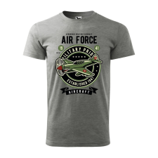 Póló Air force mintával - Szürke XXXL méretben ajándéktárgy
