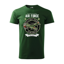  Póló Air force  mintával Zöld 4XL egyedi ajándék