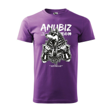 Póló Anubis mintával - Lila XL méretben v1 ajándéktárgy