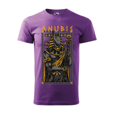 Póló Anubis mintával - Lila XXL méretben v2 ajándéktárgy
