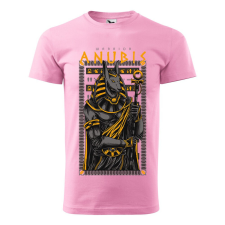 Póló Anubis mintával - Rózsaszín S méretben v2 ajándéktárgy