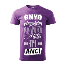 Póló Anya mintával - Lila XXXL méretben ajándéktárgy