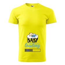  Póló Baby loading fiú mintával - Sárga XXXL méretben ajándéktárgy