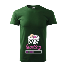  Póló Baby loading lány mintával - Zöld XXL méretben ajándéktárgy