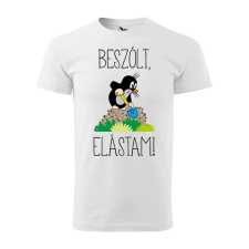  Póló Beszólt, elástam! mintával - Fehér XXL méretben ajándéktárgy