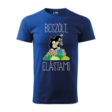  Póló Beszólt, elástam! mintával - Kék XXXL méretben ajándéktárgy