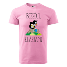 Póló Beszólt, elástam! mintával - Rózsaszín XXXL méretben ajándéktárgy