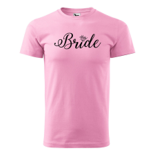 Póló Bride mintával - Rózsaszín L méretben ajándéktárgy