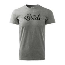 Póló Bride mintával - Szürke XXL méretben ajándéktárgy