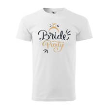 Póló Bride party mintával - Fehér S méretben ajándéktárgy