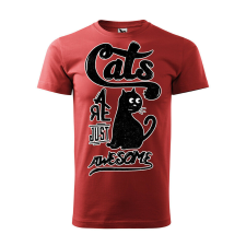  Póló Cats mintával - Terrakotta XL méretben ajándéktárgy
