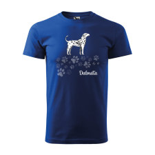  Póló Dalmata  mintával Kék XL egyedi ajándék