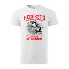  Póló Hegesztő vagyok mintával - Fehér M méretben ajándéktárgy