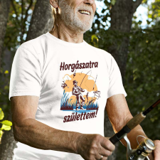  Póló horgásznak - Horgászatra születtem női póló