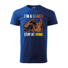 Póló I am a gamer mintával - Kék M méretben ajándéktárgy