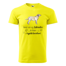 Póló Labrador mintával - Sárga XL méretben ajándéktárgy
