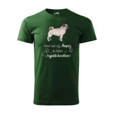 Póló Mopsz mintával - Zöld XXL méretben v1 ajándéktárgy