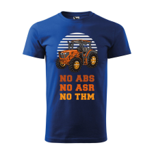 Póló No ABKS No ASR No THM mintával - Kék XXXL méretben ajándéktárgy