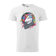  Póló Punk unicorn  mintával Magenta S egyedi ajándék
