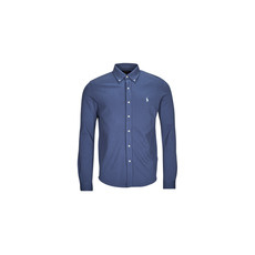 Polo Ralph Lauren Hosszú ujjú ingek CHEMISE AJUSTEE COL BOUTONNE EN POLO FEATHERWEIGHT Kék EU S