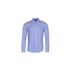Polo Ralph Lauren Hosszú ujjú ingek CHEMISE AJUSTEE COL BOUTONNE EN POLO FEATHERWEIGHT Kék EU XL