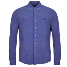 Polo Ralph Lauren Hosszú ujjú ingek CHEMISE AJUSTEE COL BOUTONNE EN POLO FEATHERWEIGHT Kék EU XL