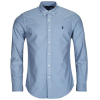 Polo Ralph Lauren Hosszú ujjú ingek CHEMISE AJUSTEE SLIM FIT EN OXFORD LEGER Kék EU S
