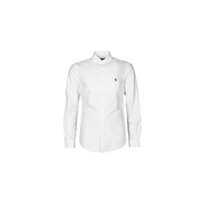 Polo Ralph Lauren Hosszú ujjú ingek CHEMISE CINTREE SLIM FIT EN OXFORD LEGER TYPE CHINO COL BOUTONNE Fehér EU L